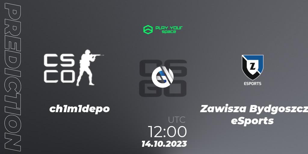 ch1m1depo vs Zawisza Bydgoszcz eSports: Match Prediction. 14.10.2023 at 12:30, Counter-Strike (CS2), PYspace Cash Cup Finals
