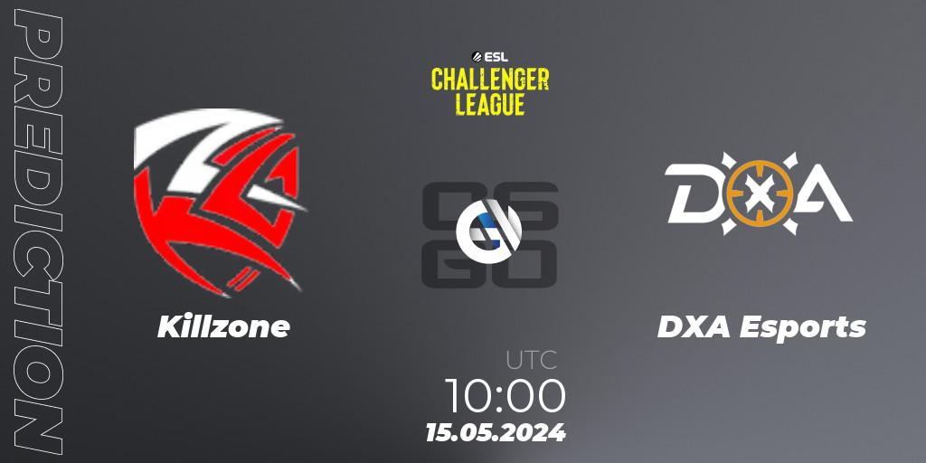 Killzone vs DXA Esports: Match Prediction. 15.05.2024 at 10:10, Counter-Strike (CS2), ESL Challenger League Season 47: Oceania