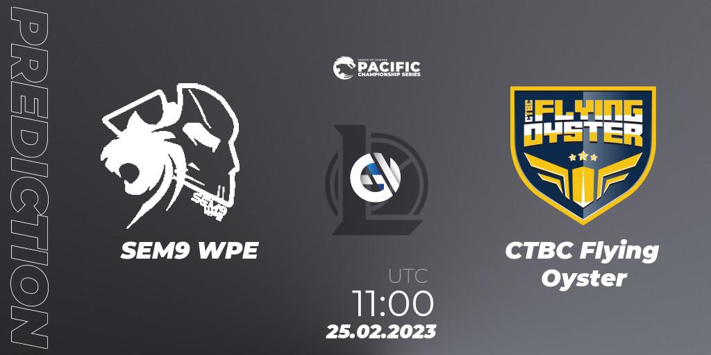 SEM9 WPE vs CTBC Flying Oyster: Match Prediction. 25.02.23, LoL, PCS Spring 2023 - Group Stage