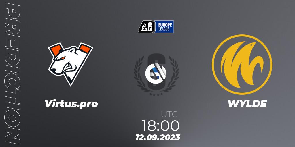 Virtus.pro vs WYLDE: Match Prediction. 12.09.23, Rainbow Six, Europe League 2023 - Stage 2