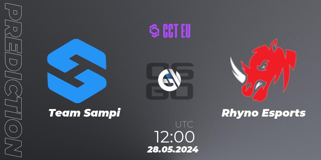 Team Sampi vs Rhyno Esports: Match Prediction. 28.05.2024 at 12:00, Counter-Strike (CS2), CCT Season 2 Europe Series 4