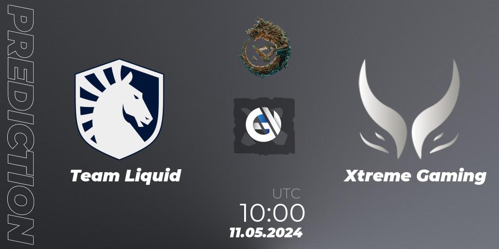 Team Liquid vs Xtreme Gaming: Match Prediction. 11.05.2024 at 10:00, Dota 2, PGL Wallachia Season 1 - Group Stage