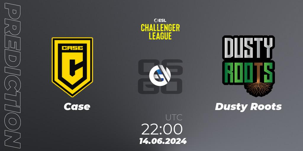 Case vs Dusty Roots: Match Prediction. 14.06.2024 at 22:00, Counter-Strike (CS2), ESL Challenger League Season 47 Relegation: South America