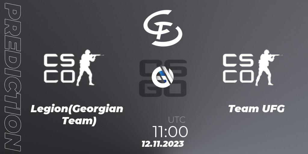 Legion(Georgian Team) vs Team UFG: Match Prediction. 12.11.2023 at 11:00, Counter-Strike (CS2), Europebet Cup 2023