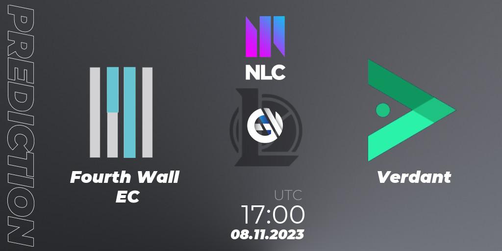 Fourth Wall EC vs Verdant: Match Prediction. 08.11.23, LoL, NLC Aurora Cup 2023
