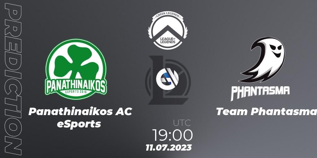 Panathinaikos AC eSports vs Team Phantasma: Match Prediction. 11.07.2023 at 19:00, LoL, Greek Legends League Summer 2023