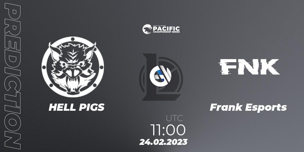 HELL PIGS vs Frank Esports: Match Prediction. 24.02.23, LoL, PCS Spring 2023 - Group Stage