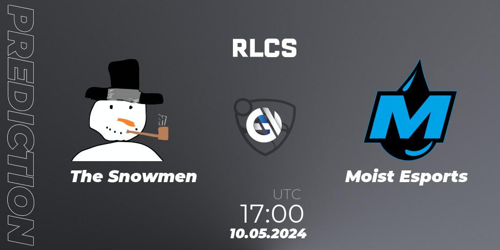The Snowmen vs Moist Esports: Match Prediction. 10.05.2024 at 17:00, Rocket League, RLCS 2024 - Major 2: NA Open Qualifier 5