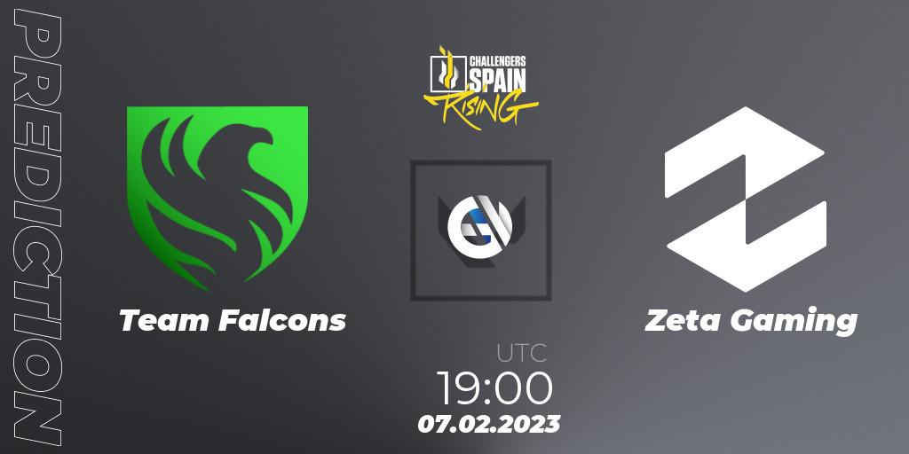 Falcons vs Zeta Gaming: Match Prediction. 07.02.23, VALORANT, VALORANT Challengers 2023 Spain: Rising Split 1