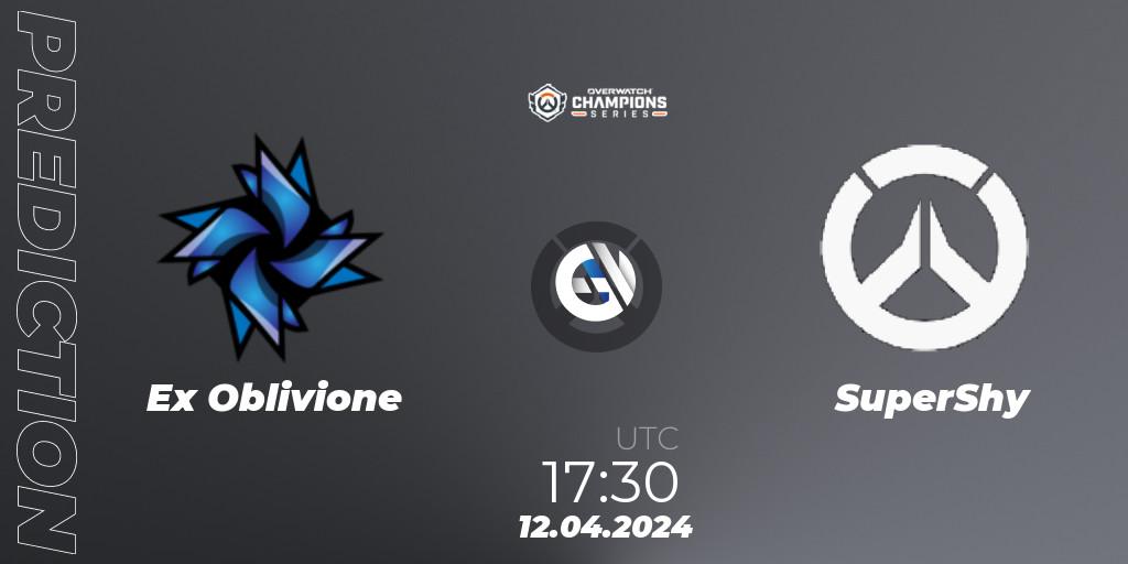 Ex Oblivione vs SuperShy: Match Prediction. 12.04.2024 at 17:30, Overwatch, Overwatch Champions Series 2024 - EMEA Stage 2 Group Stage