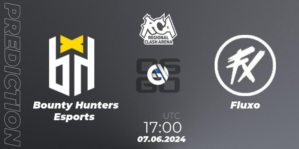 Bounty Hunters Esports vs Fluxo: Match Prediction. 07.06.2024 at 17:00, Counter-Strike (CS2), Regional Clash Arena South America