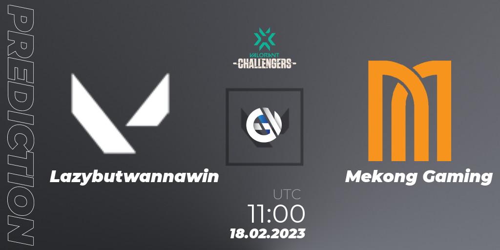 Lazybutwannawin vs Mekong Gaming: Match Prediction. 18.02.23, VALORANT, VALORANT Challengers 2023: Vietnam Split 1