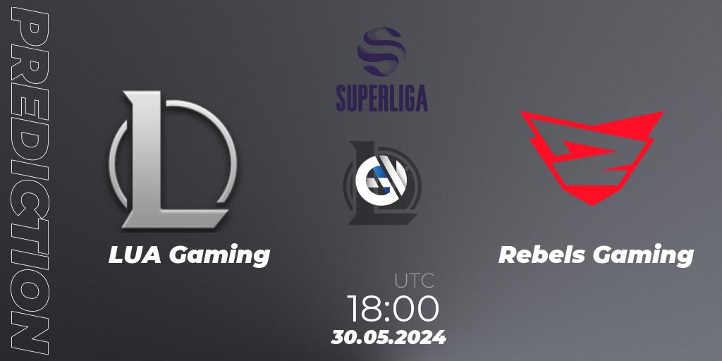 LUA Gaming vs Rebels Gaming: Match Prediction. 30.05.2024 at 18:00, LoL, LVP Superliga Summer 2024