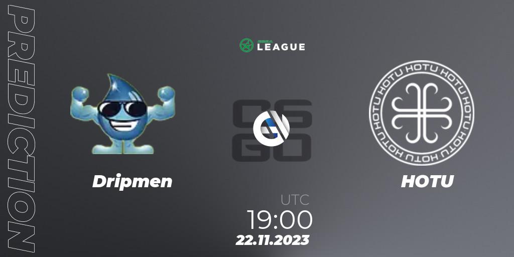 Dripmen vs HOTU: Match Prediction. 22.11.23, CS2 (CS:GO), ESEA Season 47: Advanced Division - Europe