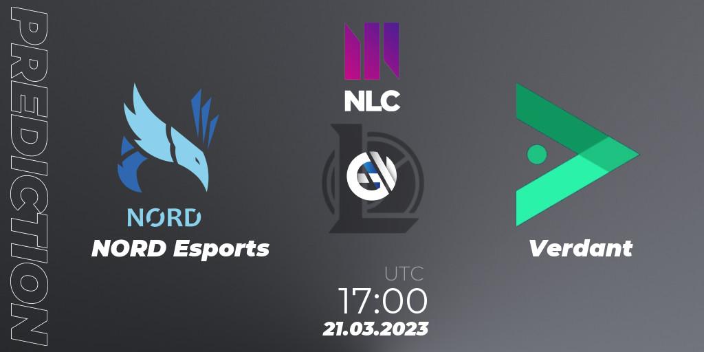 NORD Esports vs Verdant: Match Prediction. 21.03.2023 at 17:00, LoL, NLC 1st Division Spring 2023