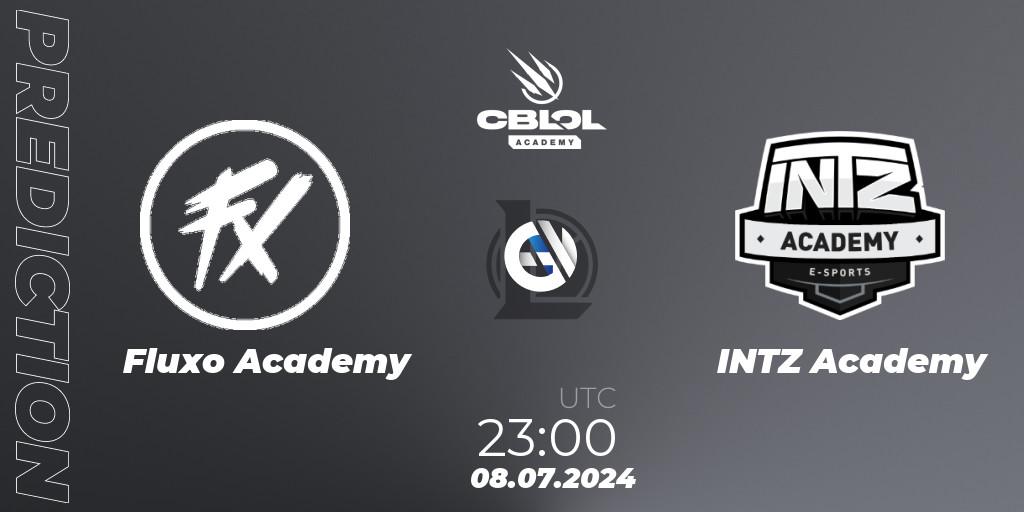 Fluxo Academy vs INTZ Academy: Match Prediction. 09.07.2024 at 23:00, LoL, CBLOL Academy 2024