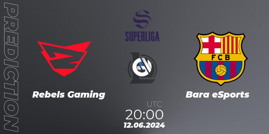 Rebels Gaming vs Barça eSports: Match Prediction. 12.06.2024 at 20:00, LoL, LVP Superliga Summer 2024