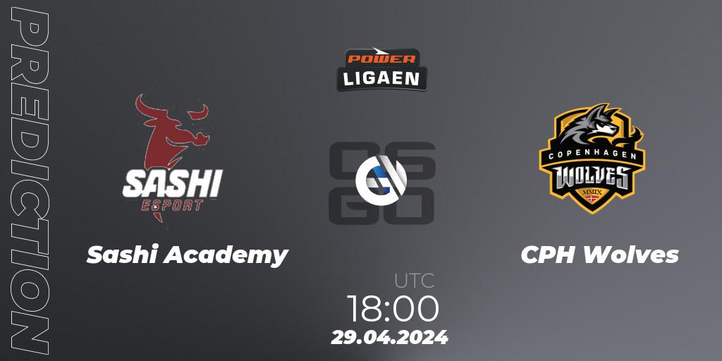 Sashi Academy vs CPH Wolves: Match Prediction. 29.04.2024 at 18:00, Counter-Strike (CS2), Dust2.dk Ligaen Season 26