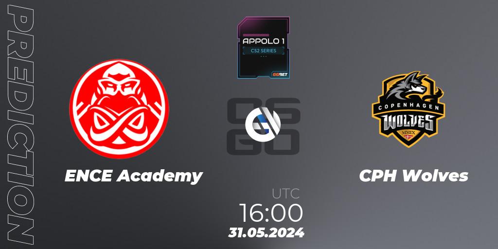 ENCE Academy vs CPH Wolves: Match Prediction. 31.05.2024 at 15:00, Counter-Strike (CS2), Appolo1 Series: Phase 2