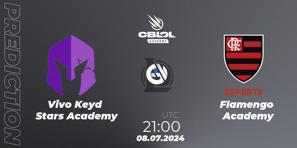 Vivo Keyd Stars Academy vs Flamengo Academy: Match Prediction. 09.07.2024 at 21:00, LoL, CBLOL Academy 2024