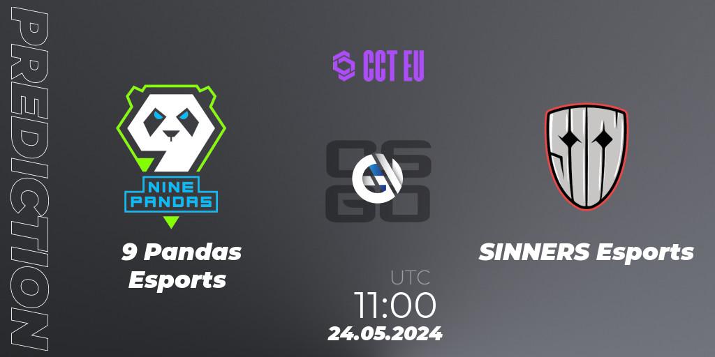 9 Pandas Esports vs SINNERS Esports: Match Prediction. 24.05.2024 at 11:00, Counter-Strike (CS2), CCT Season 2 European Series #3