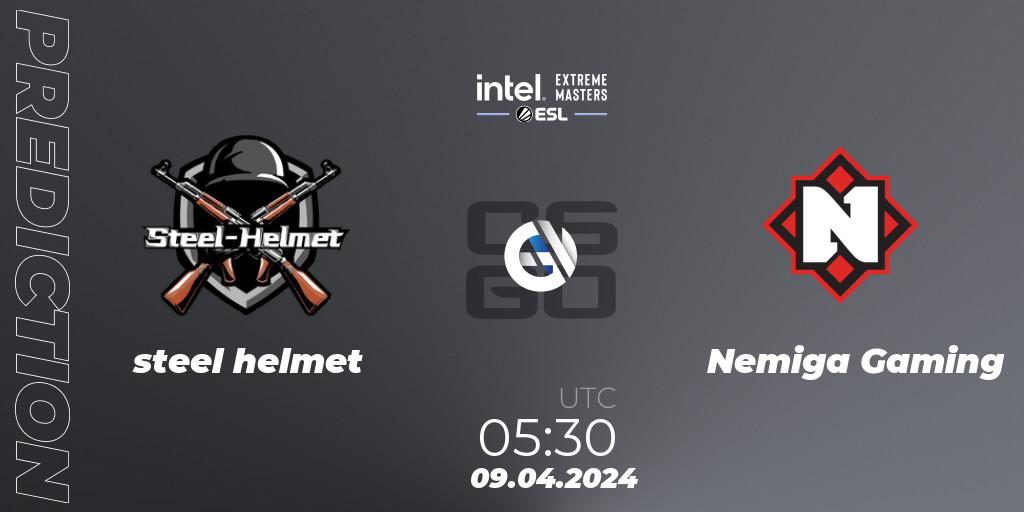steel helmet vs Nemiga Gaming: Match Prediction. 09.04.24, CS2 (CS:GO), IEM China 2024