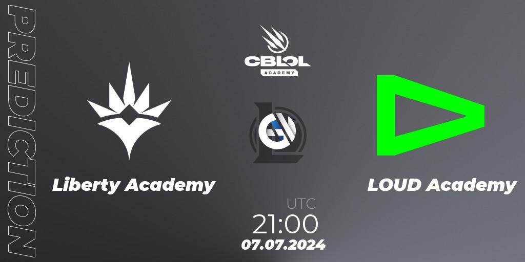 Liberty Academy vs LOUD Academy: Match Prediction. 08.07.2024 at 21:00, LoL, CBLOL Academy 2024