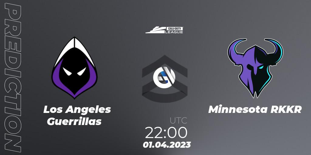 Los Angeles Guerrillas vs Minnesota RØKKR: Match Prediction. 01.04.2023 at 22:00, Call of Duty, Call of Duty League 2023: Stage 4 Major Qualifiers