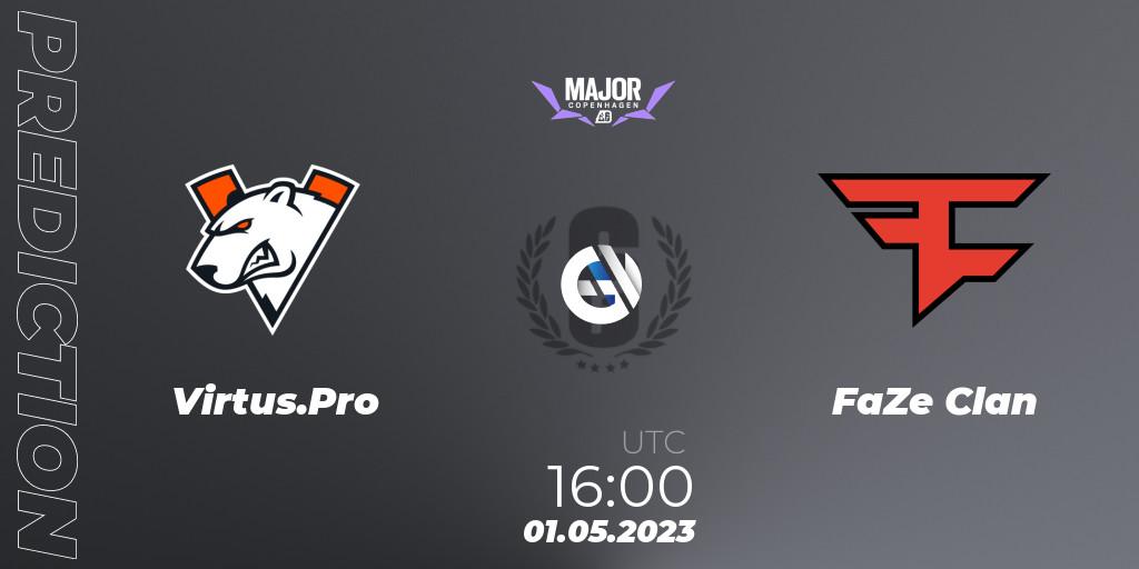 Virtus.Pro vs FaZe Clan: Match Prediction. 01.05.2023 at 15:00, Rainbow Six, BLAST R6 Major Copenhagen 2023