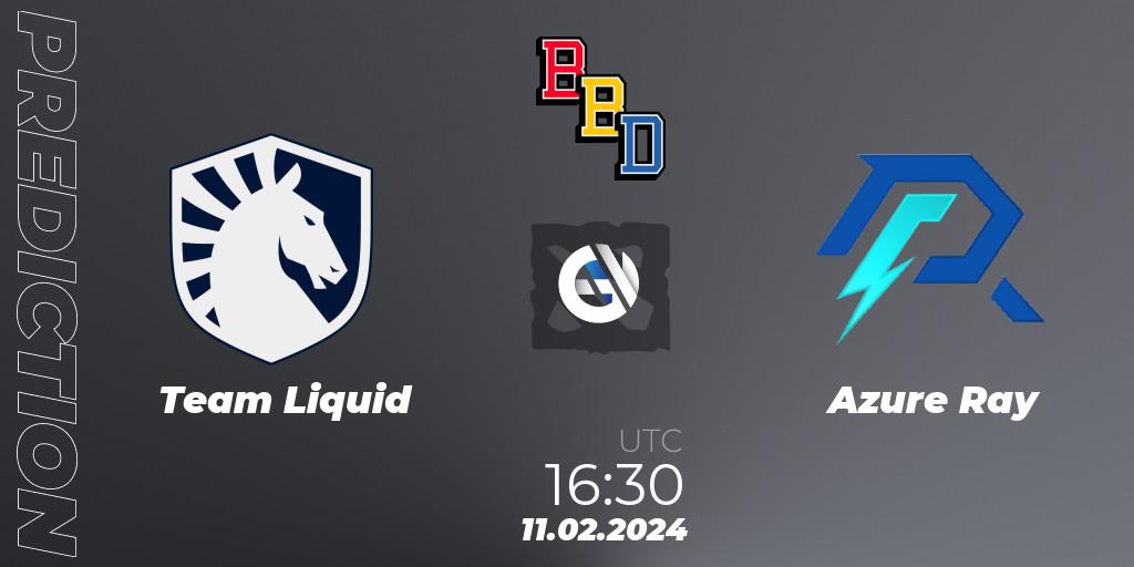 Team Liquid vs Azure Ray: Match Prediction. 11.02.24, Dota 2, BetBoom Dacha Dubai 2024