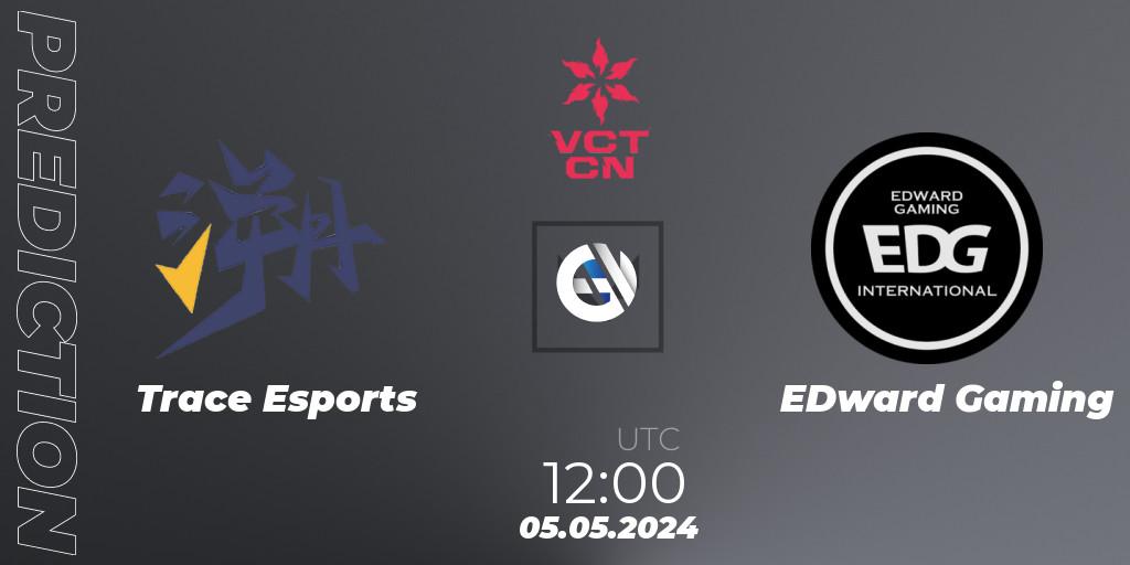 Trace Esports vs EDward Gaming: Match Prediction. 05.05.24, VALORANT, VALORANT Champions Tour China 2024: Stage 1 - Group Stage