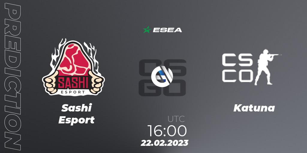  Sashi Esport vs Tenstar: Match Prediction. 22.02.23, CS2 (CS:GO), ESEA Season 44: Advanced Division - Europe