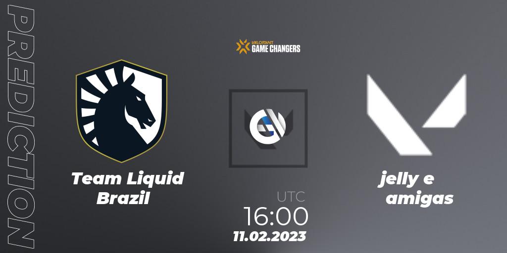 Team Liquid Brazil vs jelly e amigas: Match Prediction. 11.02.23, VALORANT, VCT 2023: Game Changers Brazil Series 1 - Qualifier 2