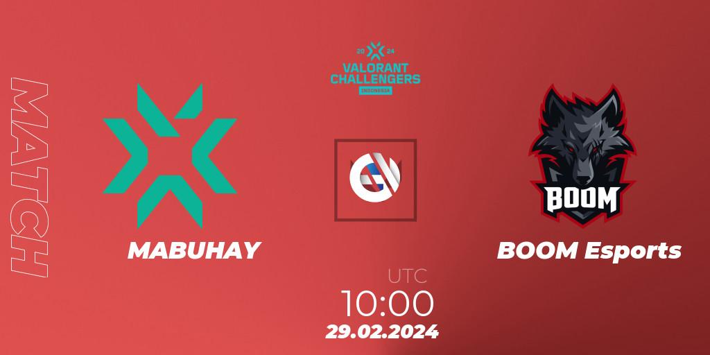 MABUHAY VS BOOM Esports