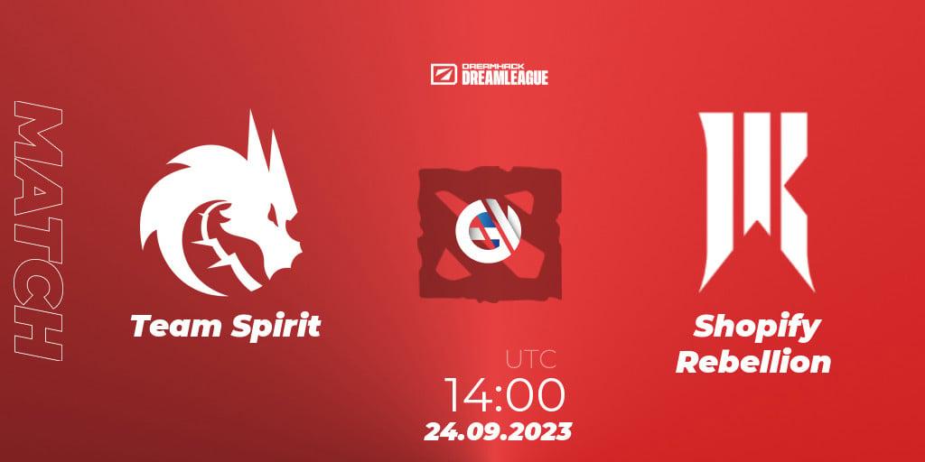 Team Spirit VS Shopify Rebellion