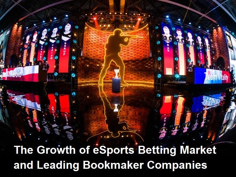 Tillväxten på e-sportbettingmarknaden och de ledande bookmakerföretagen