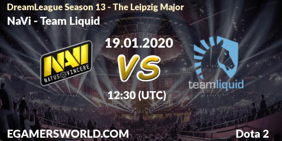 NaVi vs Team Liquid: Match Prediction. 19.01.20, Dota 2, DreamLeague Season 13 - The Leipzig Major