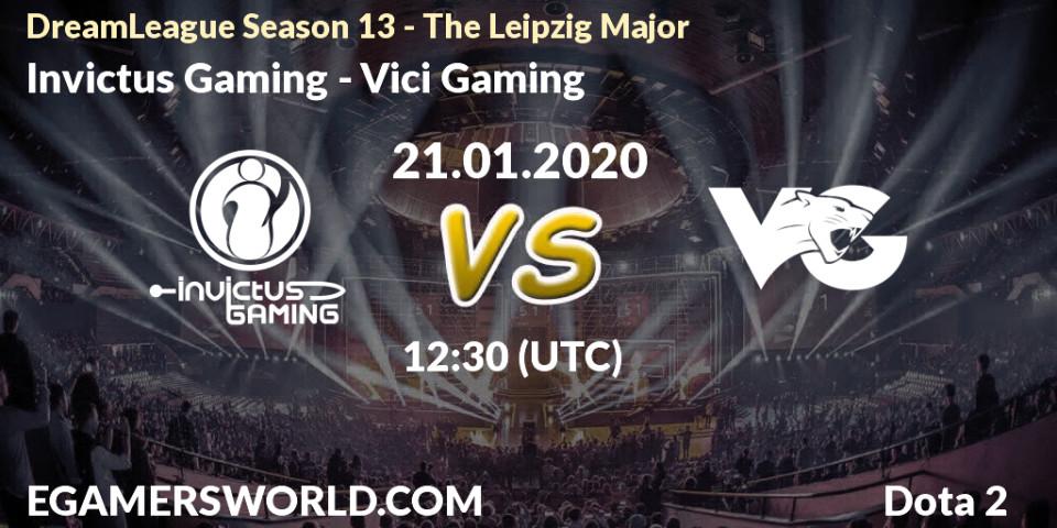 Invictus Gaming vs Vici Gaming: Match Prediction. 21.01.20, Dota 2, DreamLeague Season 13 - The Leipzig Major