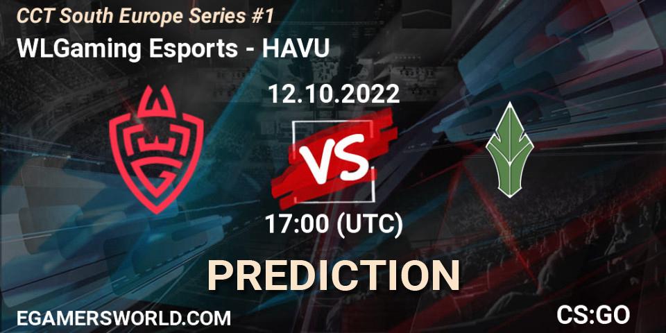 WLGaming Esports vs HAVU: Match Prediction. 12.10.22, CS2 (CS:GO), CCT South Europe Series #1