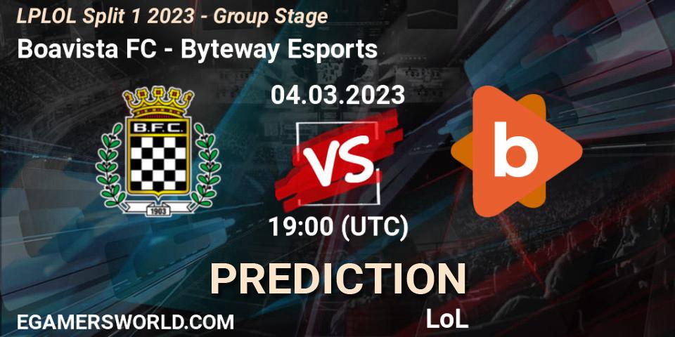Boavista FC vs Byteway Esports: Match Prediction. 09.02.23, LoL, LPLOL Split 1 2023 - Group Stage