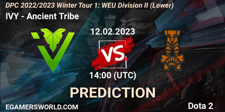 IVY vs Ancient Tribe: Match Prediction. 12.02.23, Dota 2, DPC 2022/2023 Winter Tour 1: WEU Division II (Lower)