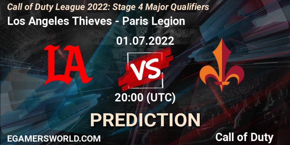 Los Angeles Thieves vs Paris Legion: Match Prediction. 03.07.22, Call of Duty, Call of Duty League 2022: Stage 4