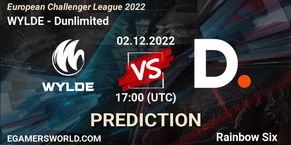 WYLDE vs Dunlimited: Match Prediction. 02.12.22, Rainbow Six, European Challenger League 2022