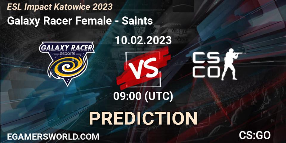 Galaxy Racer Female vs Saints: Match Prediction. 10.02.23, CS2 (CS:GO), ESL Impact Katowice 2023