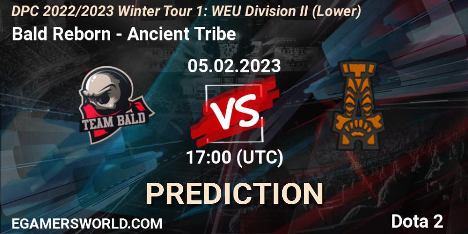 Bald Reborn vs Ancient Tribe: Match Prediction. 05.02.23, Dota 2, DPC 2022/2023 Winter Tour 1: WEU Division II (Lower)