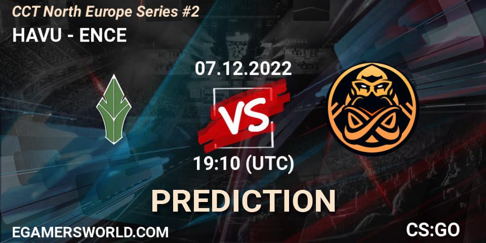 HAVU vs ENCE: Match Prediction. 07.12.22, CS2 (CS:GO), CCT North Europe Series #2