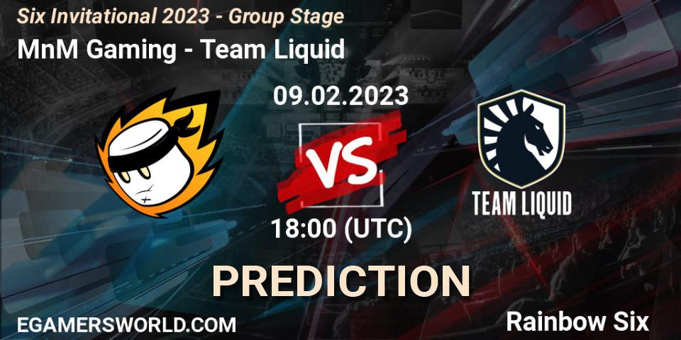 MnM Gaming vs Team Liquid: Match Prediction. 09.02.23, Rainbow Six, Six Invitational 2023 - Group Stage