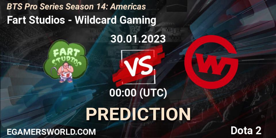Fart Studios vs Wildcard Gaming: Match Prediction. 30.01.23, Dota 2, BTS Pro Series Season 14: Americas