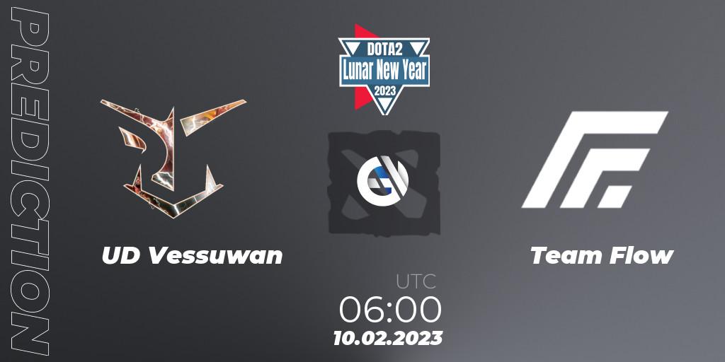 UD Vessuwan vs Team Flow: Match Prediction. 11.02.23, Dota 2, Lunar New Year 2023