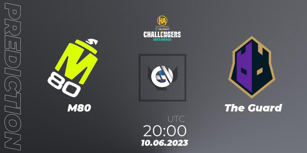 M80 vs The Guard: Match Prediction. 10.06.23, VALORANT, VALORANT Challengers 2023: North America Challenger Playoffs